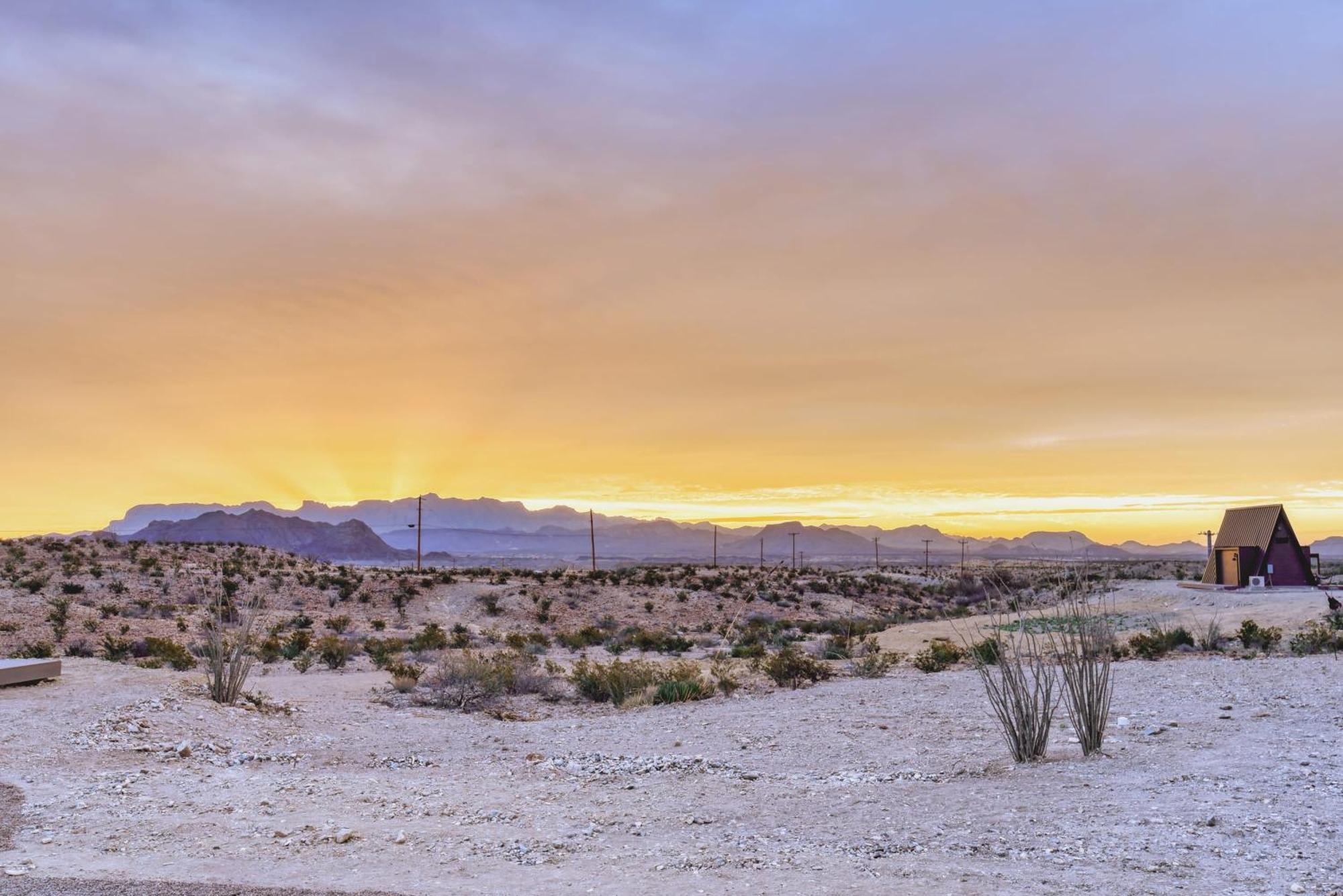 Villa Stardust Big Bend Luxury A-Frame#5 Great Views Terlingua Exterior foto