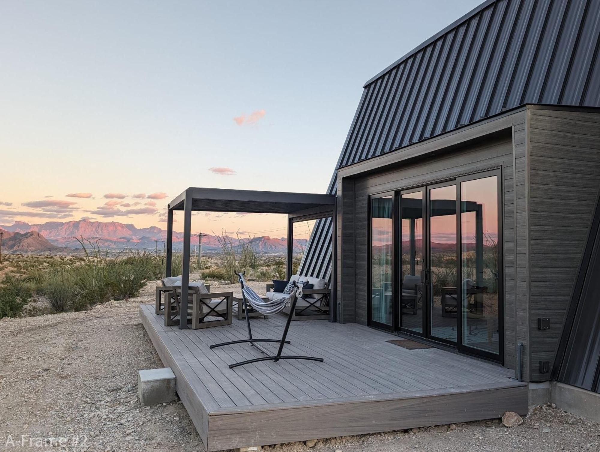 Villa Stardust Big Bend Luxury A-Frame#5 Great Views Terlingua Exterior foto